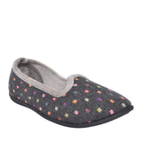 Ladies Albertine 3274 Pump Slipper In Dark Grey