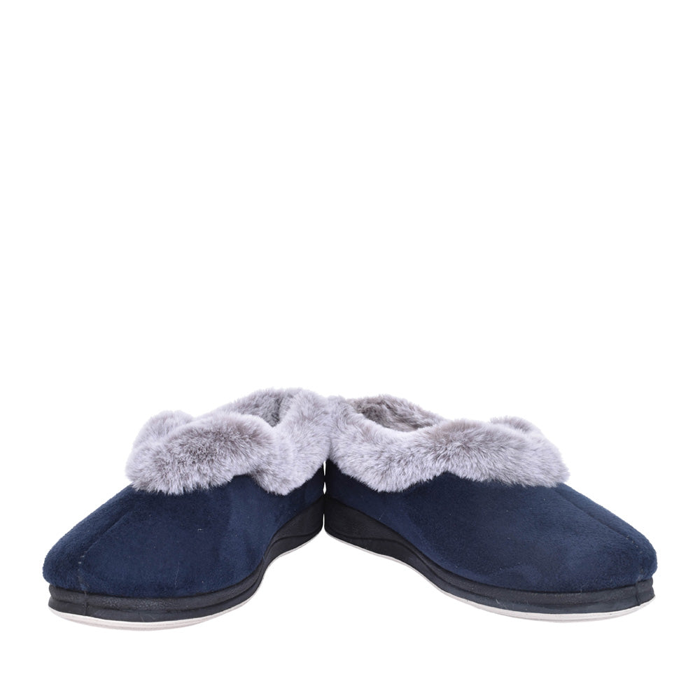 Ladies Paloma 440 Extra Wide Fit Slipper In Navy