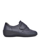 Ladies 607k31 Kya Velcro Shoe In Navy