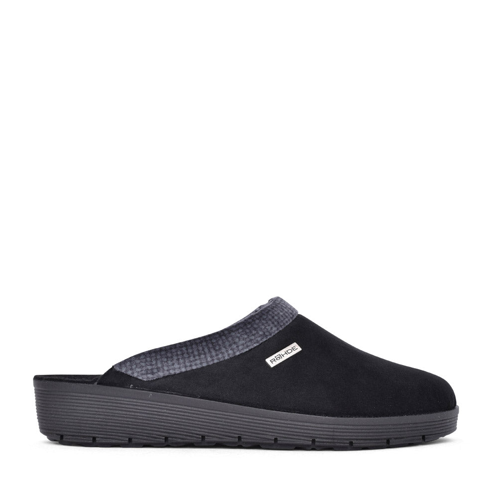 Ladies 2336 Roma Mule Slipper In Black