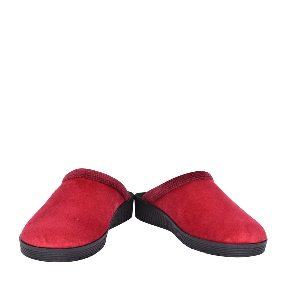 Ladies 2336 Roma Mule Slipper In Red