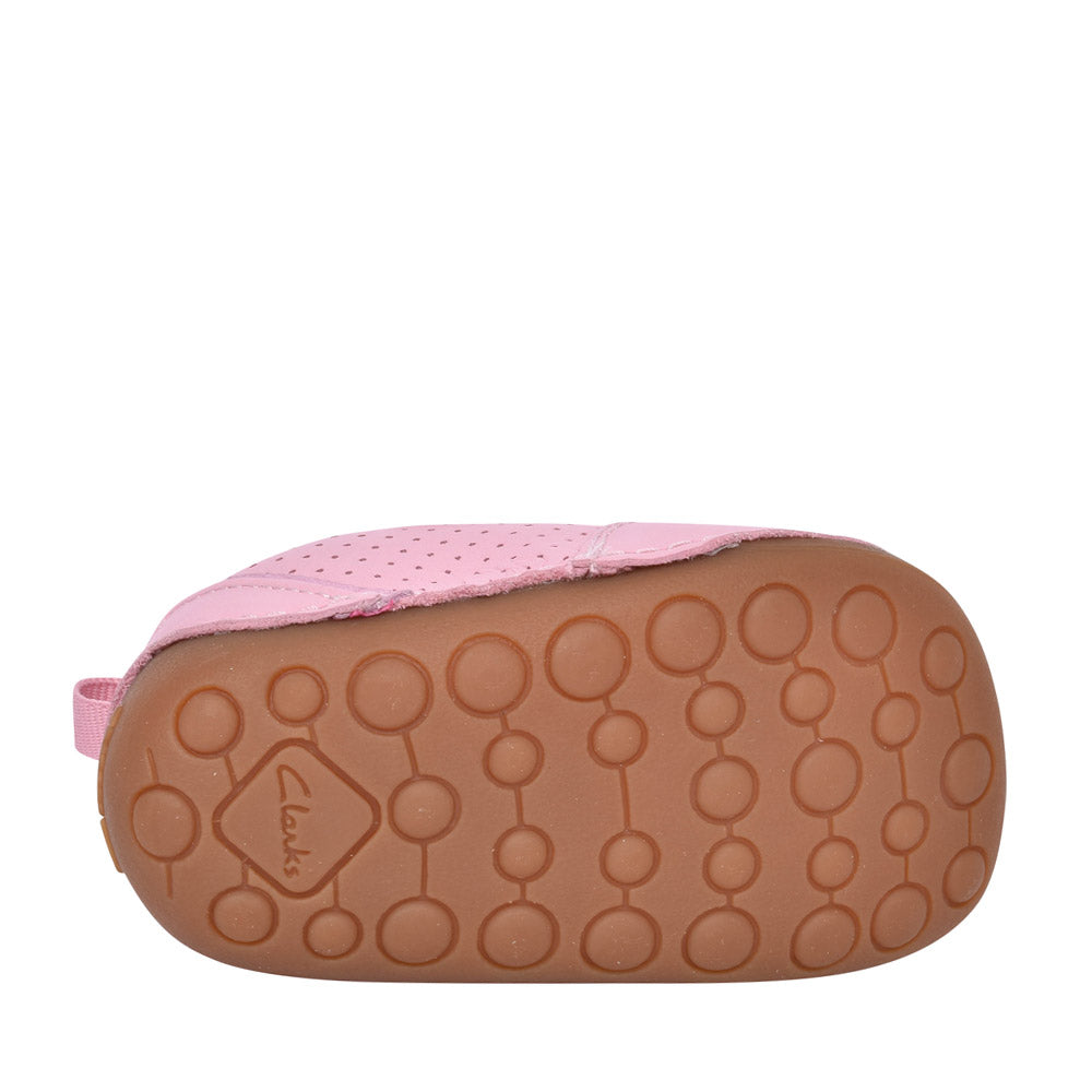 Girls Tiny Sky Light Pink Leather Shoe In Kids G Fit