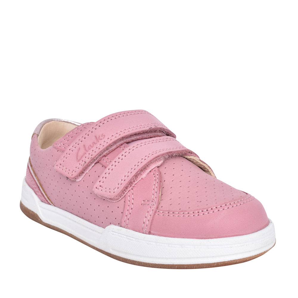 Girls Fawn Solo Light Pink Leather Shoe In Kids F Fit