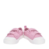 Girls City Bright Pink Canvas Shoe In Kids F Fit
