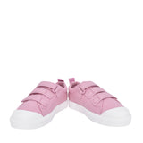 Girls City Vibe Pink Canvas Shoe In Kids F Fit