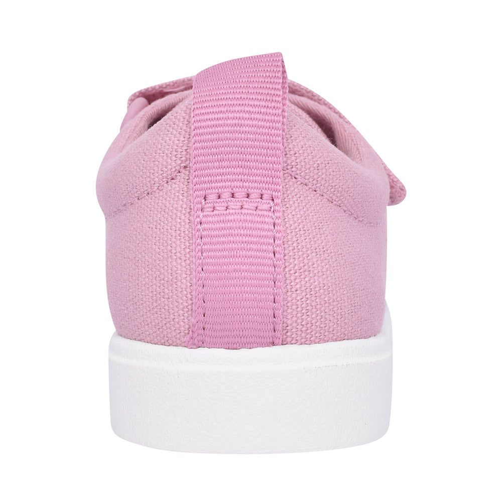Girls City Vibe Pink Canvas Shoe In Kids G Fit