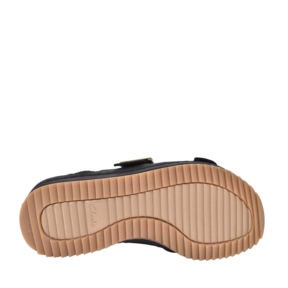 Ladies Brookleigh Sun Leather D-fit Mule In Black