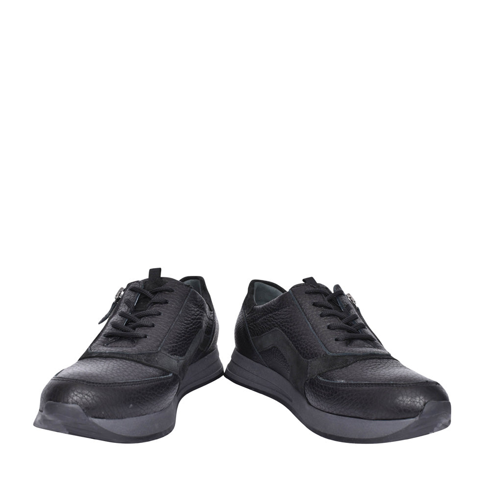 Ladies H-vicky 752002 Trainer In Blk Leather