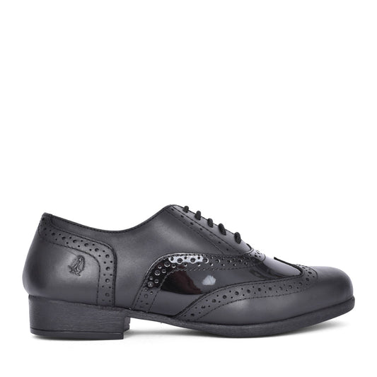 Girls Kada Laced Brogue In Black Interest