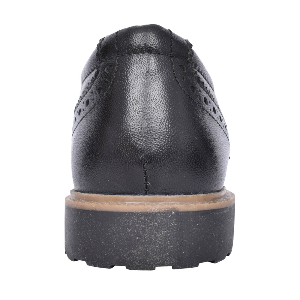 Girls Verity Laced Brogue In Black