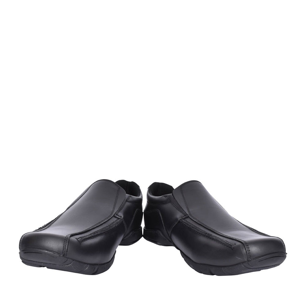 Boys Bespoke Slip On Shoe In Black