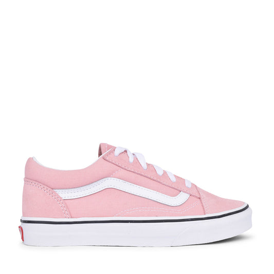 Girls Junior Old Skool Trainer In Lavender
