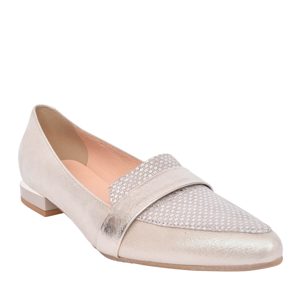 Ladies 5971 G-fit Slip-on Shoe In Gold Interest