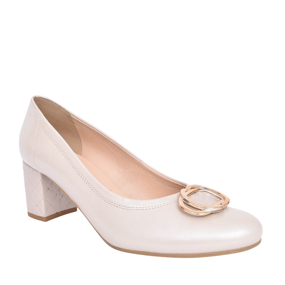 Ladies 6199 G-fit Court Shoe In Beige