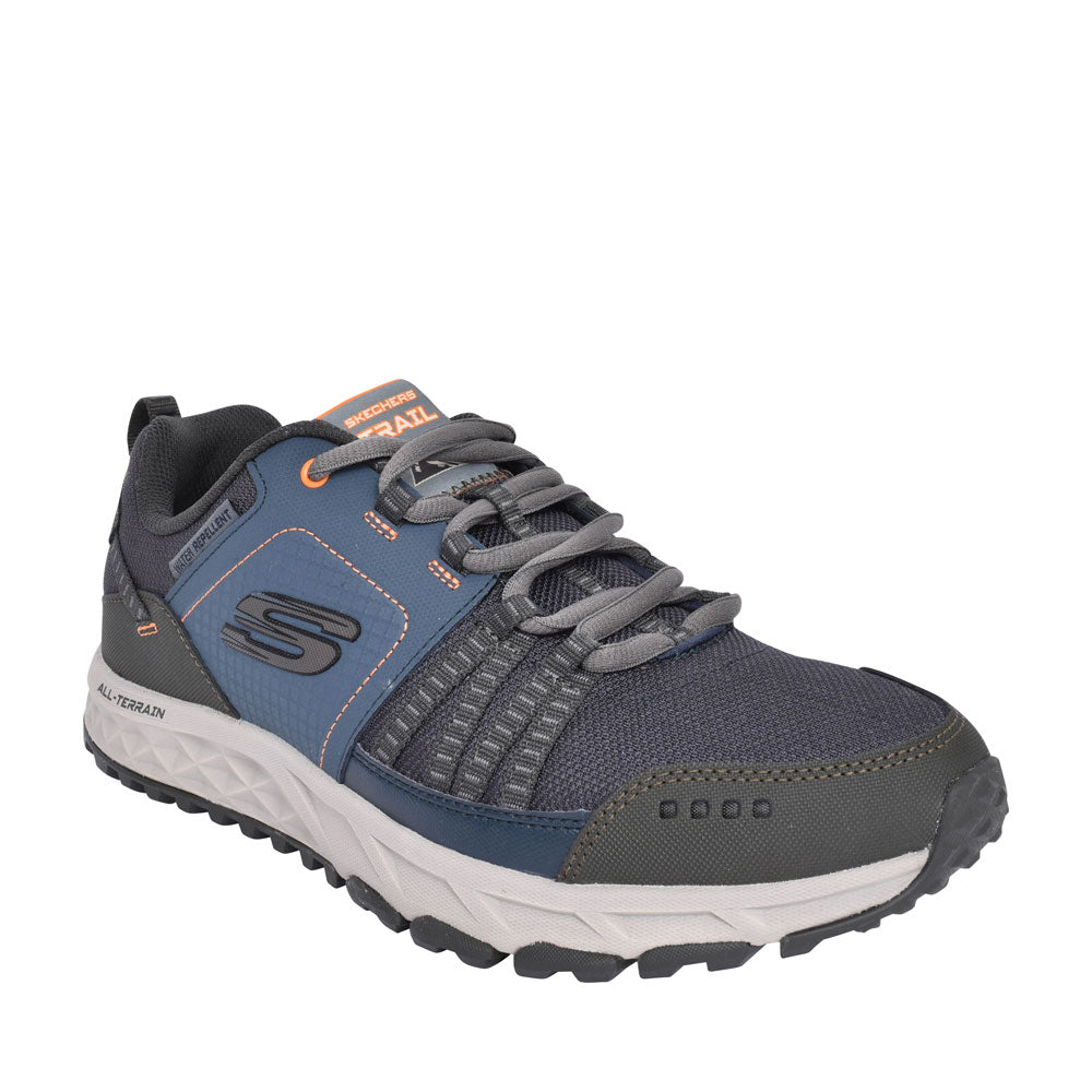 Mens 51591 Escape Plan Laced Walking Trainer In Navy