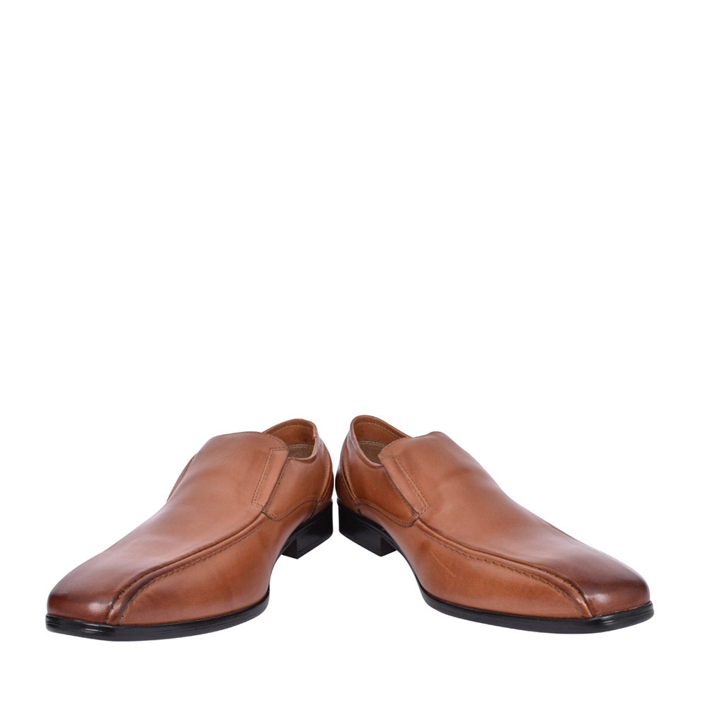 Mens Deegan Leather Slip-on Shoe In Tan
