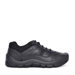 Boys Rhino Sherman Leather Velcro Shoe In Kids F Fit