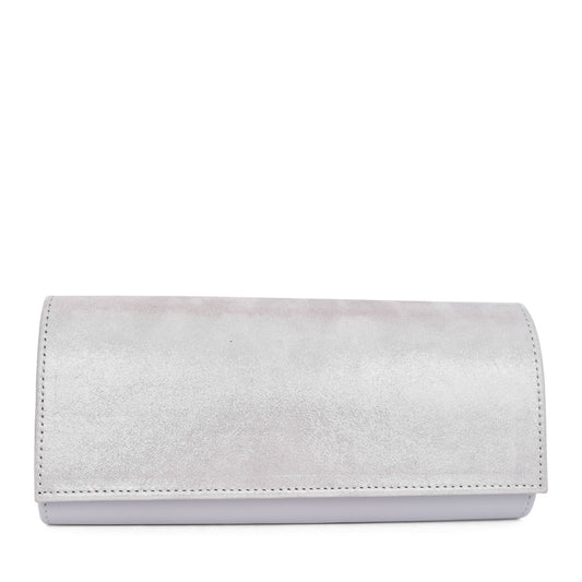 Ladies T11 Clutch Bag In Silver