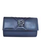 Ladies Aria Ulg019 Clutch Bag In Navy