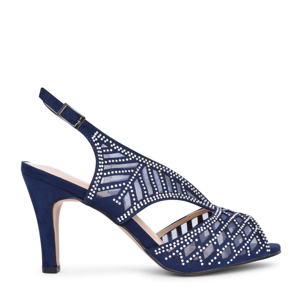 Ladies Uls262 Natalia Court Shoe In Navy