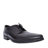 Mens Howard Walk H-fit Shoe In Blk Leather