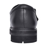 Girls Prague Brill Black Leather Shoe In Kids G Fit