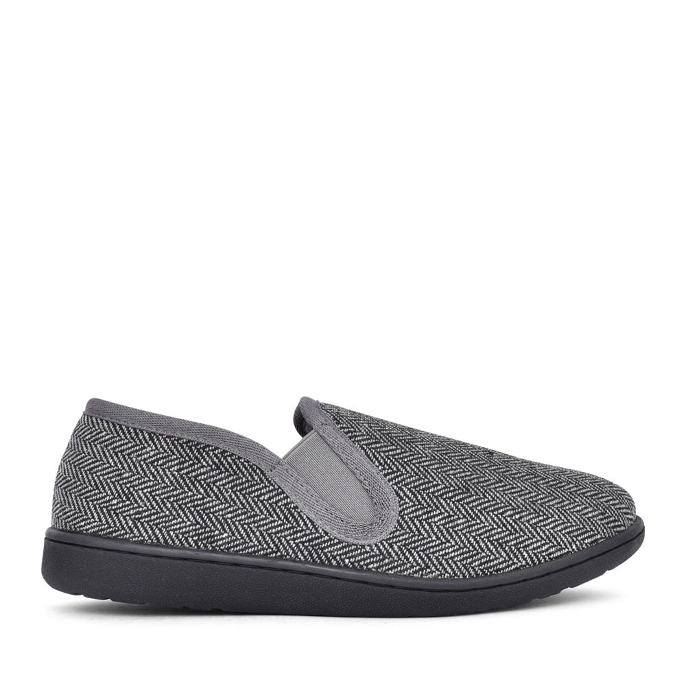 Mens King Ease G-fit Slipper In Grey