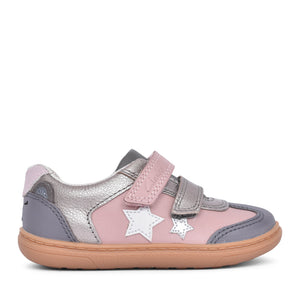 Girls Flash Print Pink Combi Shoe In Kids F Fit