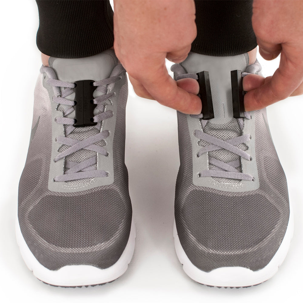 Zubits Medium Strength Magnetic Laces In Black
