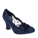 Chrissie Court Shoe In Navy