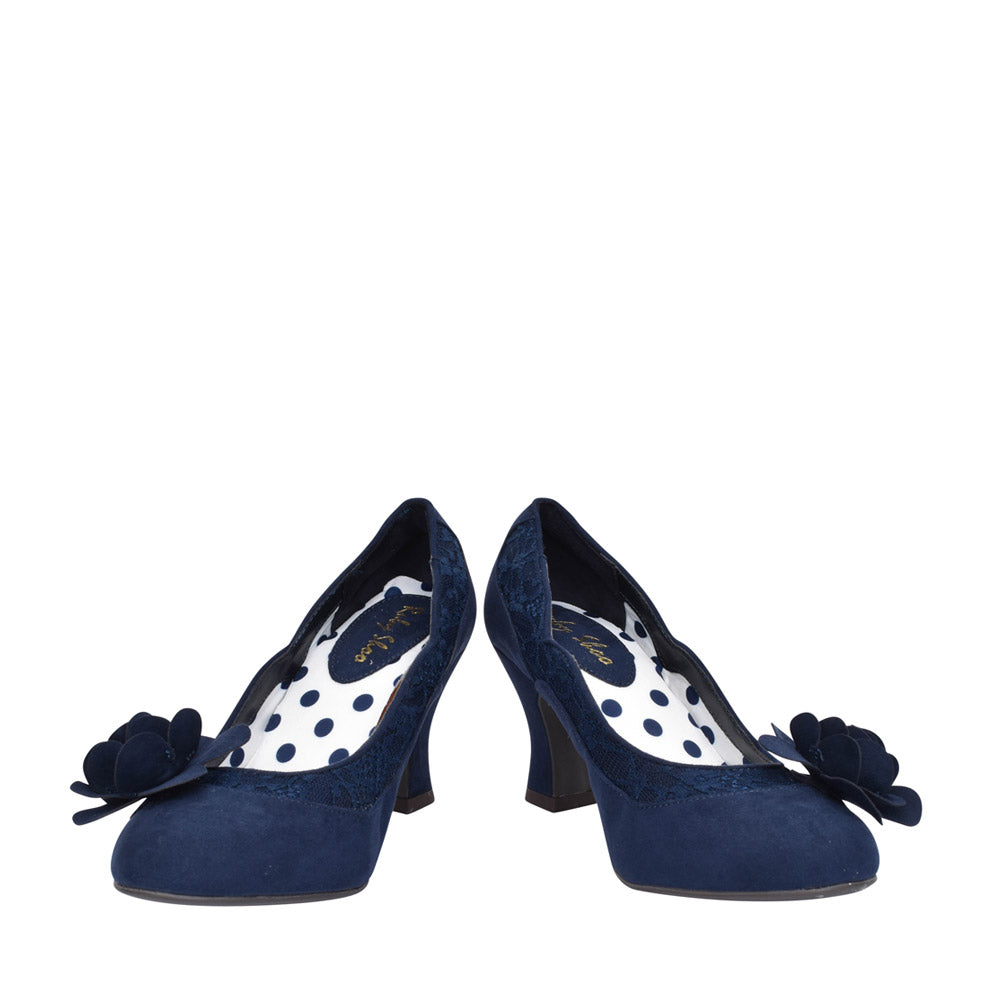 Chrissie Court Shoe In Navy