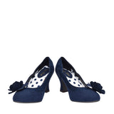 Chrissie Court Shoe In Navy
