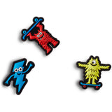Monsters 3 Pack Jibbitz Charms In Multi-colour