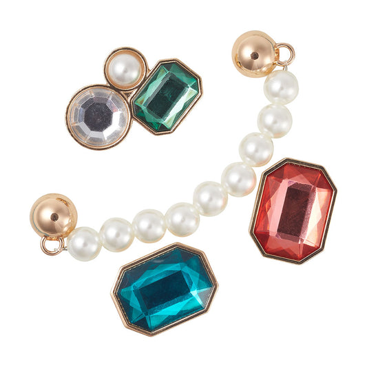 Deep Colour Gem 5 Pack Jibbitz Charms In Multi-colour