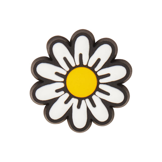 Daisy Single Jibbitz Charm In White