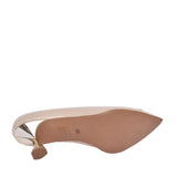 Ladies 7946 Low Heel Court Shoe In Beige