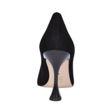 Ladies 7975 High Heel Court Shoe In Black