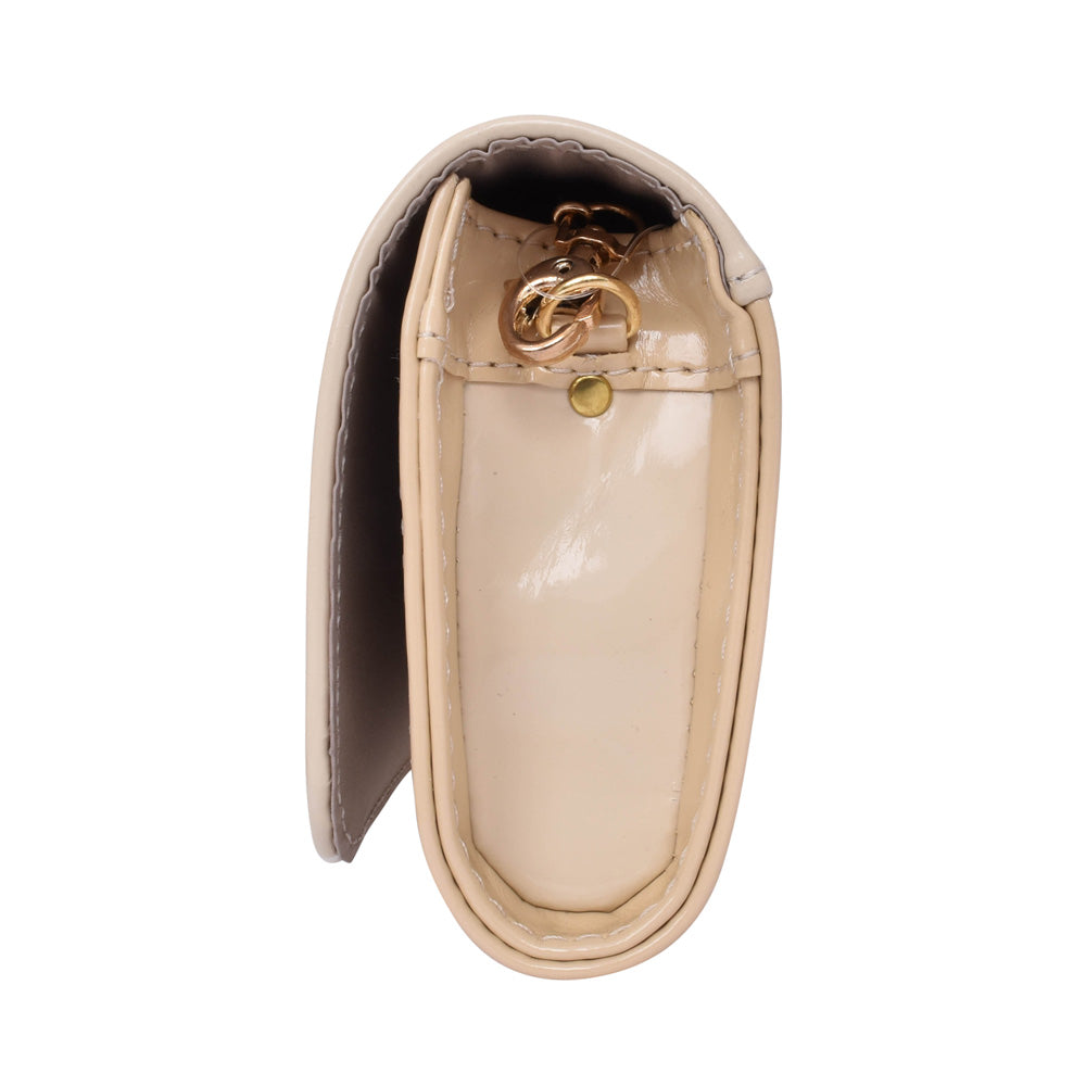 Ladies T2o Clutch Bag In Beige