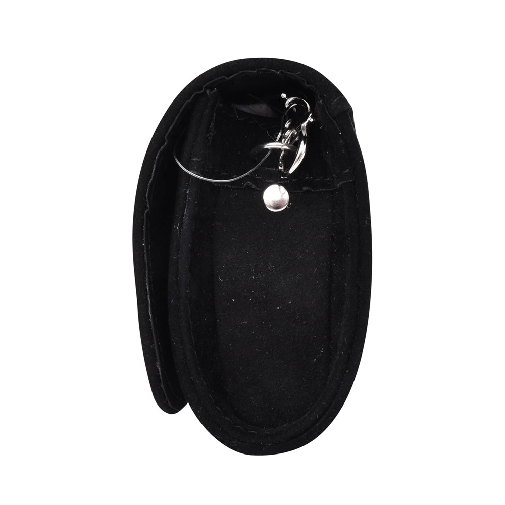 Ladies T20 Diamante Clutch Bag In Black