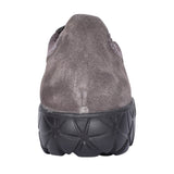Ladies H89001 Havy Laced Trainer In Grey