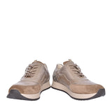Vicky Laced Trainer In Taupe