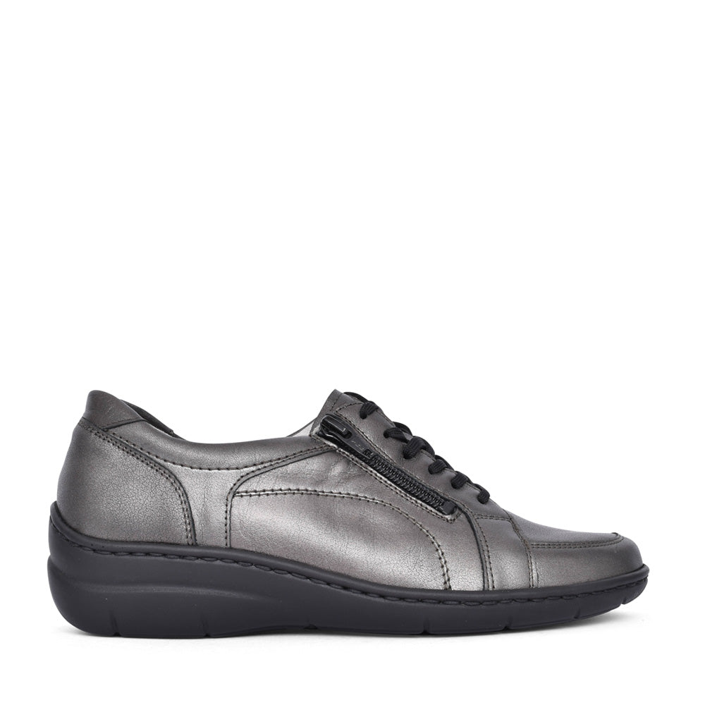 Ladies 931003 Hania Laced Shoe In Metallic