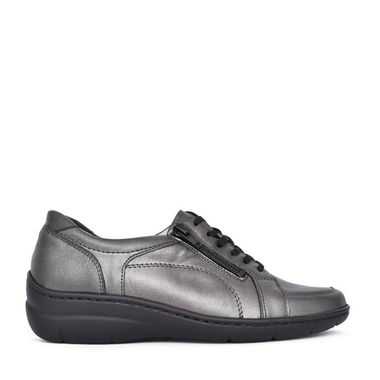 Ladies 931003 Hania Laced Shoe In Metallic