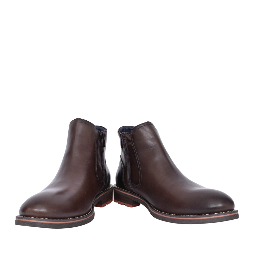 F1343 Terry Chelsea Boot In Brown