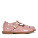 Girls Drew Play Pink Patent T-bar Shoe In Kids G Fit