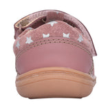 Girls Flash Mouse Dusty Pink Leather T-bar Shoe In Kids G Fit
