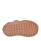 Girls Flash Mouse Dusty Pink Leather T-bar Shoe In Kids G Fit