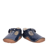 Girls Tiny Beat Navy Patent Shoe In Kids H Fit