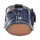 Girls Tiny Beat Navy Patent Shoe In Kids H Fit