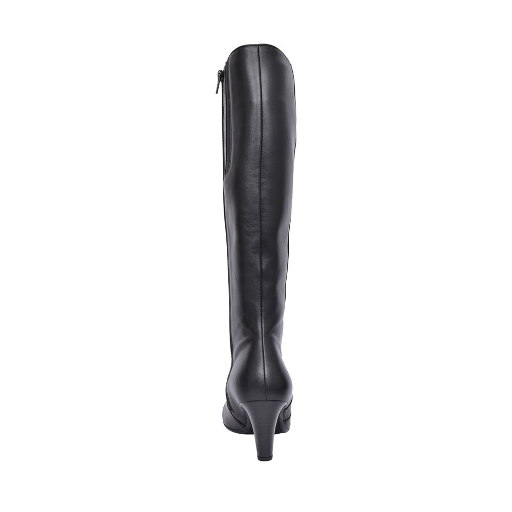 Ladies 95.858 Maybe S. Long Leg Medium Heel Boot In Black